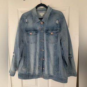 Distressed Jean Jacket